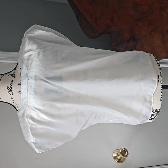 Vintage Karen Morgan white top with shoulder pads - Picture 3 of 7